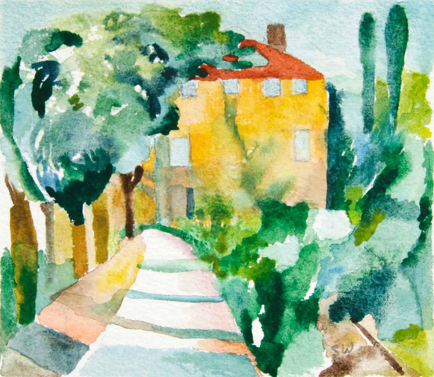 French Landscape, After Cézanne